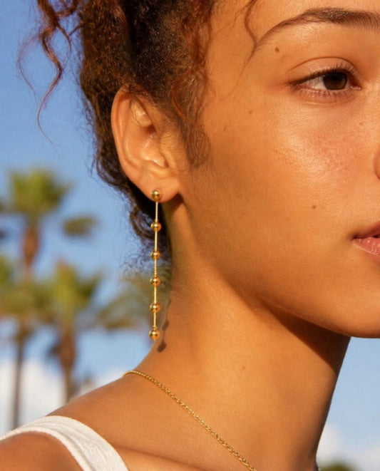 Margaux Pearl Drops worn – Gemmies