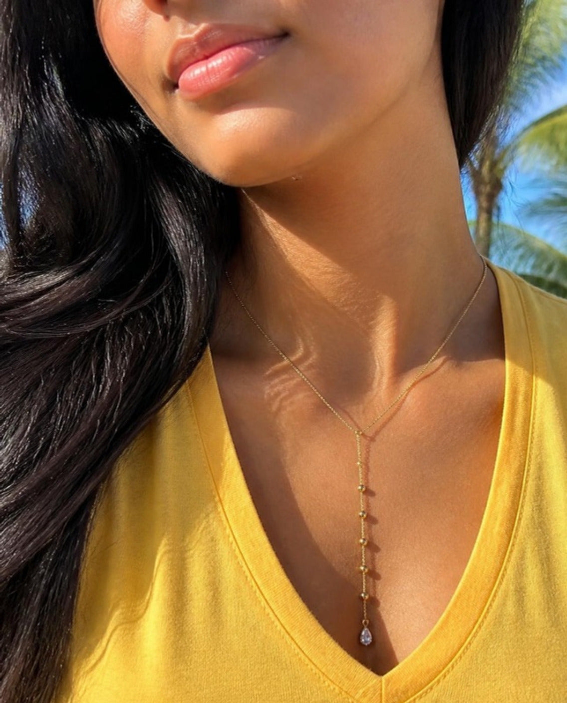 The Lyra Lariat worn – Gemmies