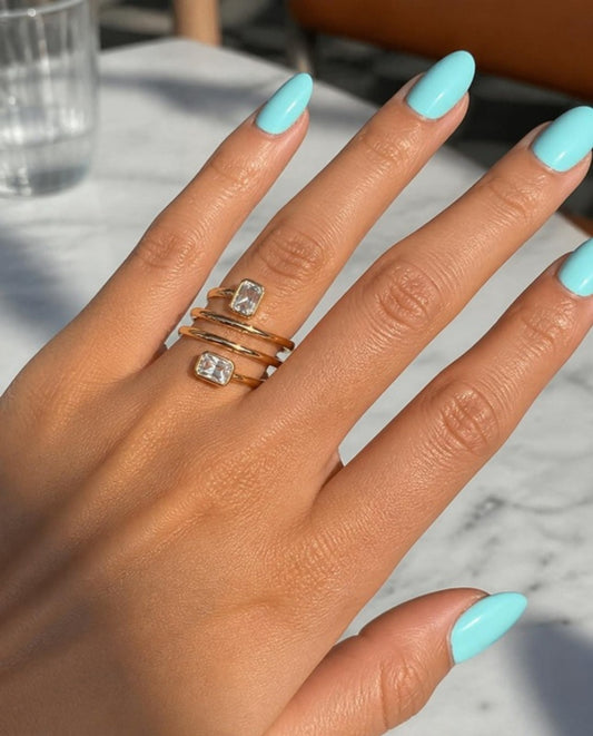 The Pia Wrap Ring worn – Gemmies