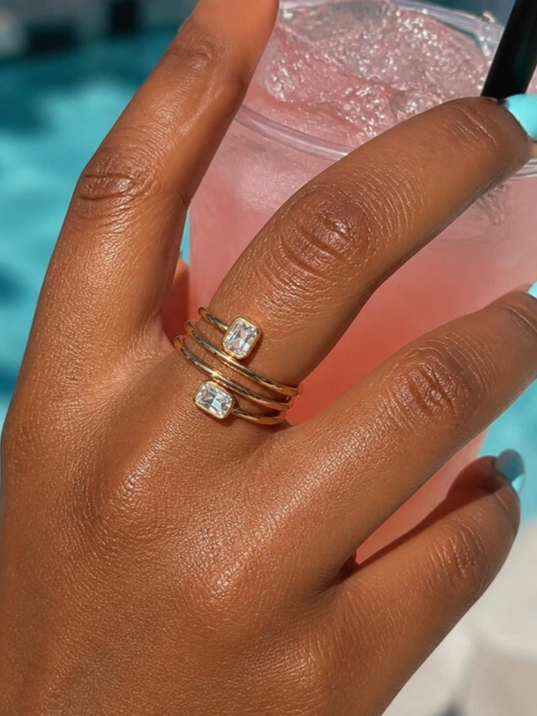 The Pia Wrap Ring styled – Gemmies