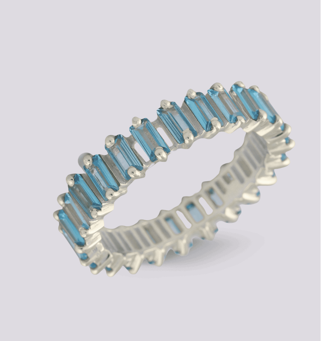 Eli baguette Eternity band