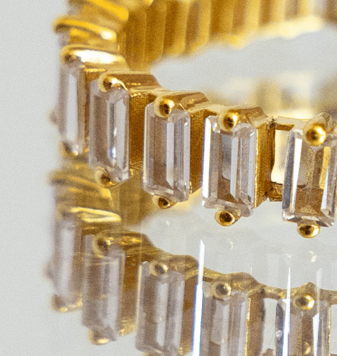 Eli baguette Eternity band