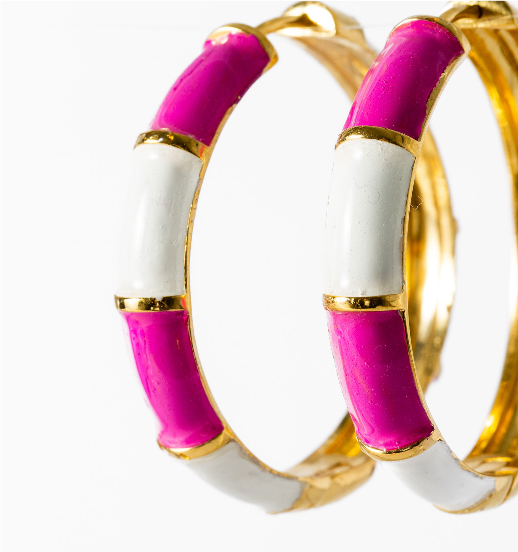 Cannes Striped Hoops