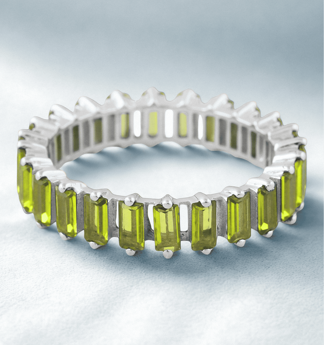 Eli baguette Eternity band