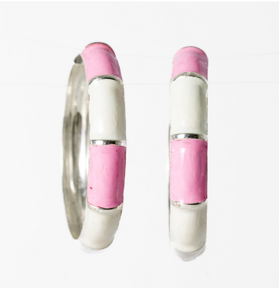 Cannes Striped Hoops