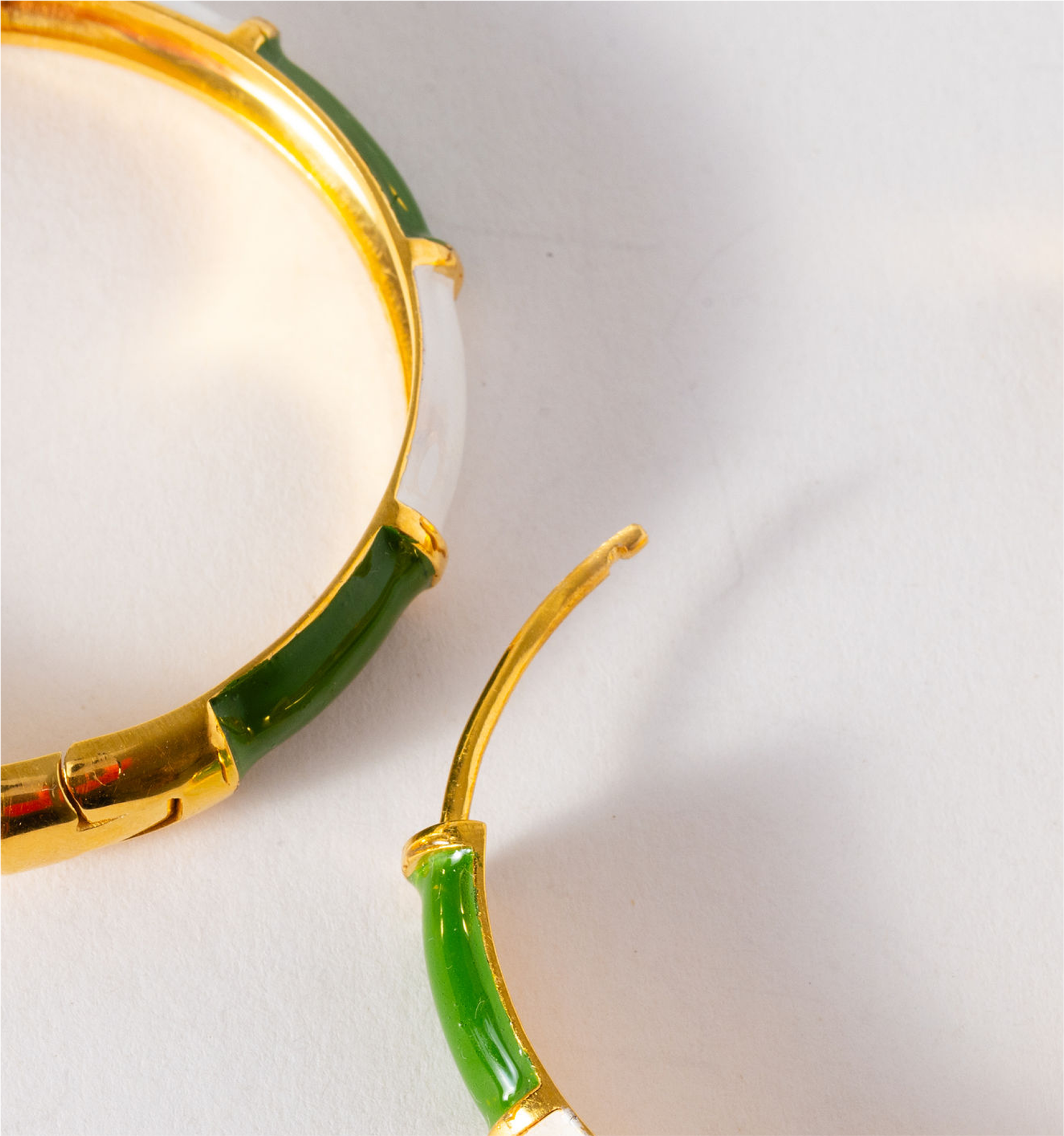 Cannes Striped Hoops